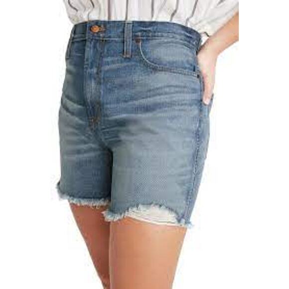 MADEWELL -Women's The Perfect Jean Short - Vintage Denim - 31-Blue-NWT - Picture 3 of 10